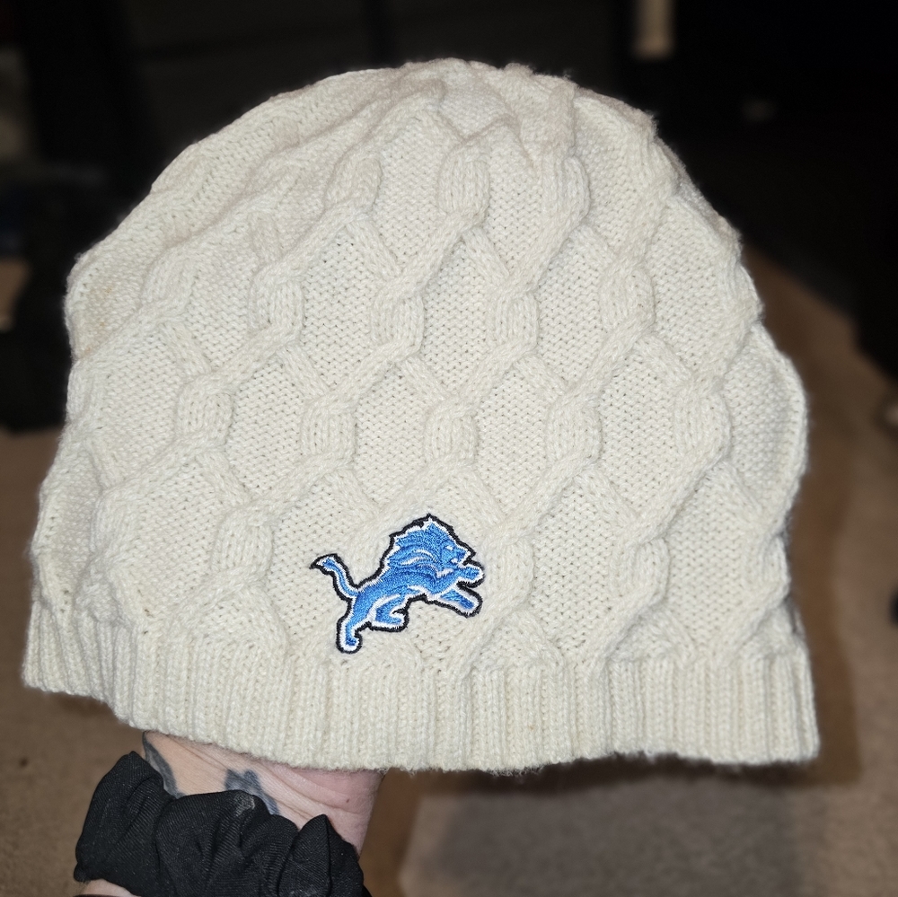 Winter cable knit Detroit Lions NFL